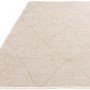 Large Geometric Style Cream Rug - 290 x 200 cm - Mulberry