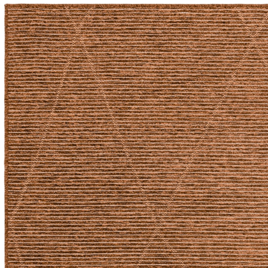 Geometric Style Terracotta Rug - 230 x 160 cm - Mulberry