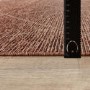 Large Geometric Style Terracotta Rug - 290 x 200 cm - Mulberry