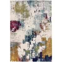 Large Abstract Multicoloured Rug - 340 x 240 cm - Nova Large Abstract Multicoloured Rug - 340 x 240 cm - Nova
