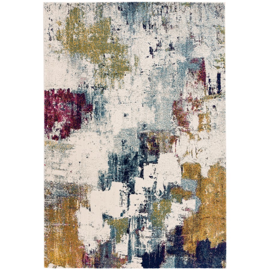 Large Abstract Multicoloured Rug - 340 x 240 cm - Nova