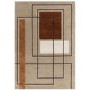 Terracotta Rug with Abstract Lines - 170 x 120 cm - Reef