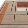 Terracotta Rug with Abstract Lines - 170 x 120 cm - Reef