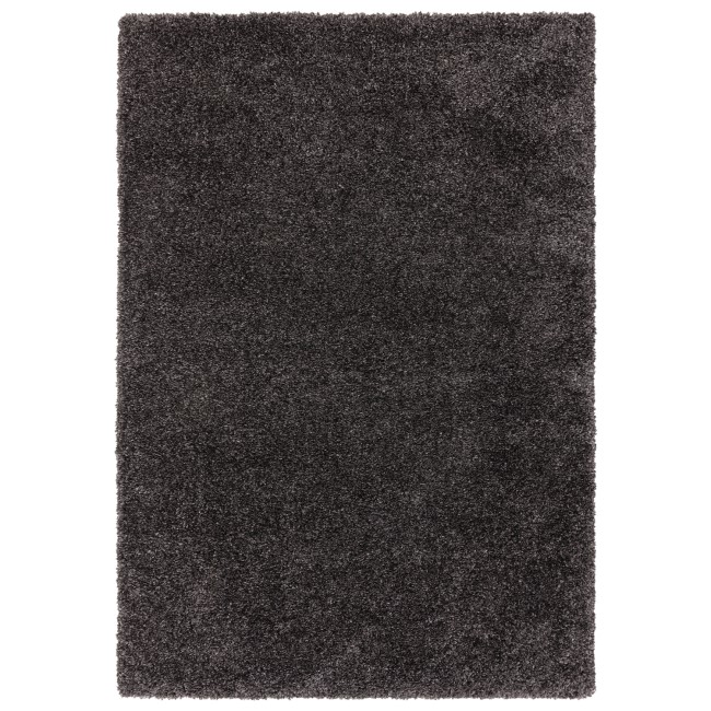 Large Shaggy Charcoal Rug - 290 x 200 cm - Ritchie