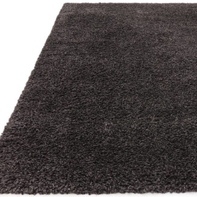 Large Shaggy Charcoal Rug - 290 x 200 cm - Ritchie