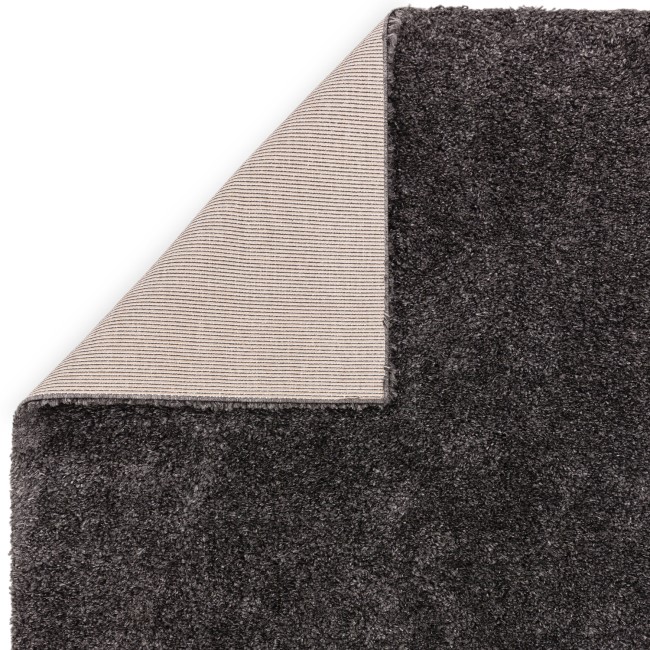 Large Shaggy Charcoal Rug - 290 x 200 cm - Ritchie