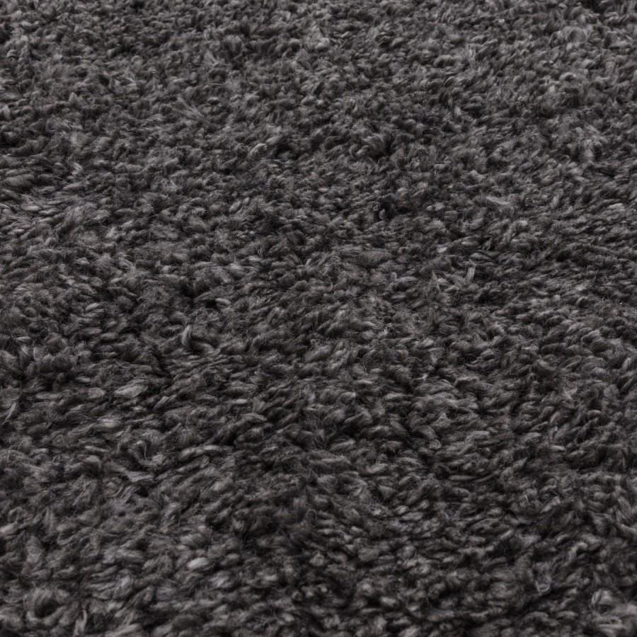 Shaggy Charcoal Rug - 170 x 120 cm - Ritchie