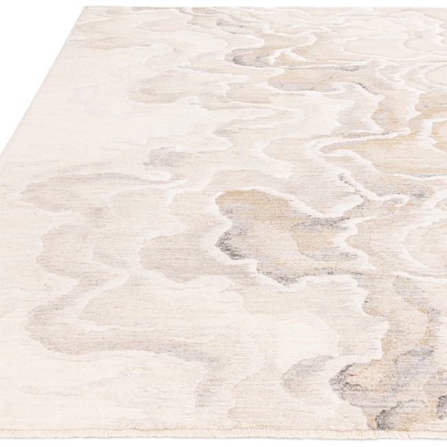 Abstract Cream Rug - 240 x 160 cm - Setas - Seville