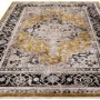 Large Distressed Persian Gold Rug - 290 x 200 cm - Medallion - Sovereign