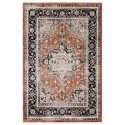 FOL106052 Large Distressed Persian Terracotta Rug - 330 x 240 cm - Medallion - Sovereign