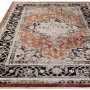 Distressed Persian Terracotta Rug - 166 x 120 cm - Medallion - Sovereign