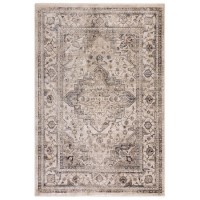 Distressed Persian Ash Rug - 166 x 120 cm - Medallion - Sovereign