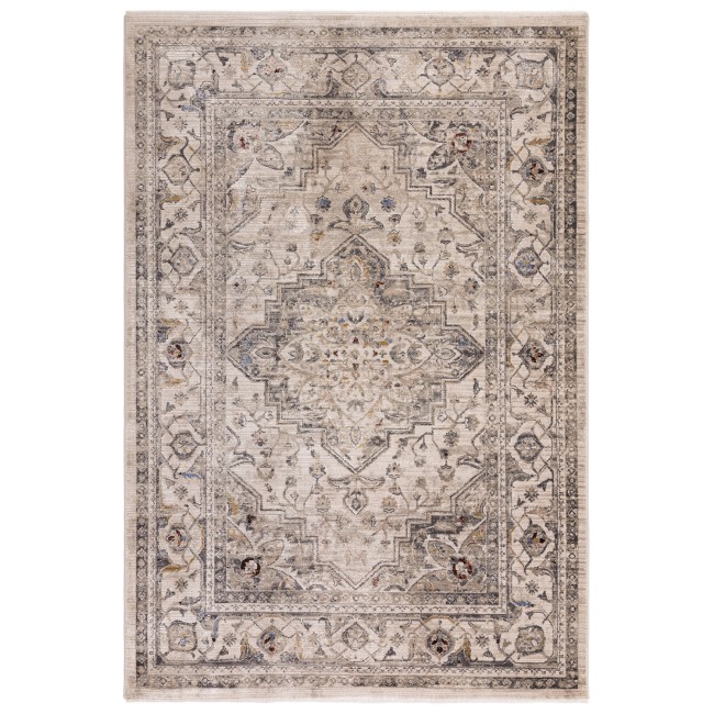 Large Distressed Persian Ash Rug - 290 x 200 cm - Medallion - Sovereign