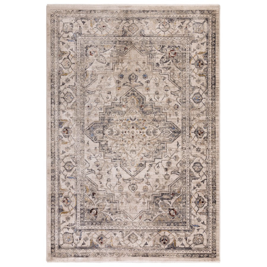 Distressed Persian Ash Rug - 166 x 120 cm - Medallion - Sovereign