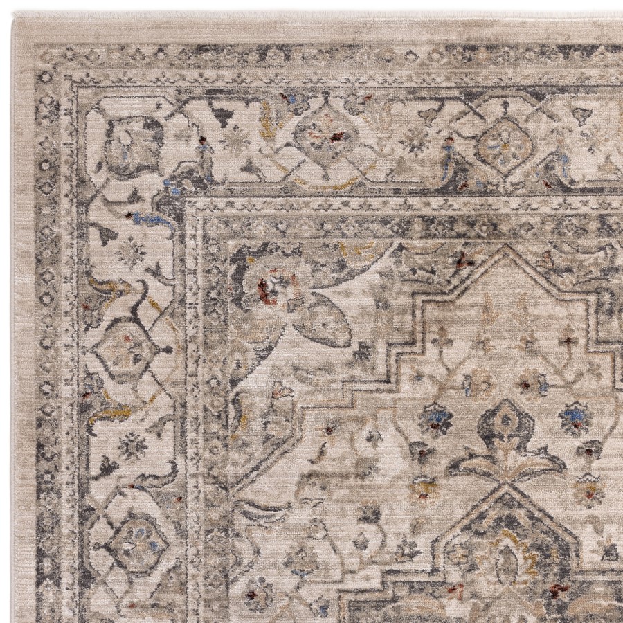 ONLY OPENED - Distressed Persian Ash Rug - 240 x 160 cm - Medallion - Sovereign