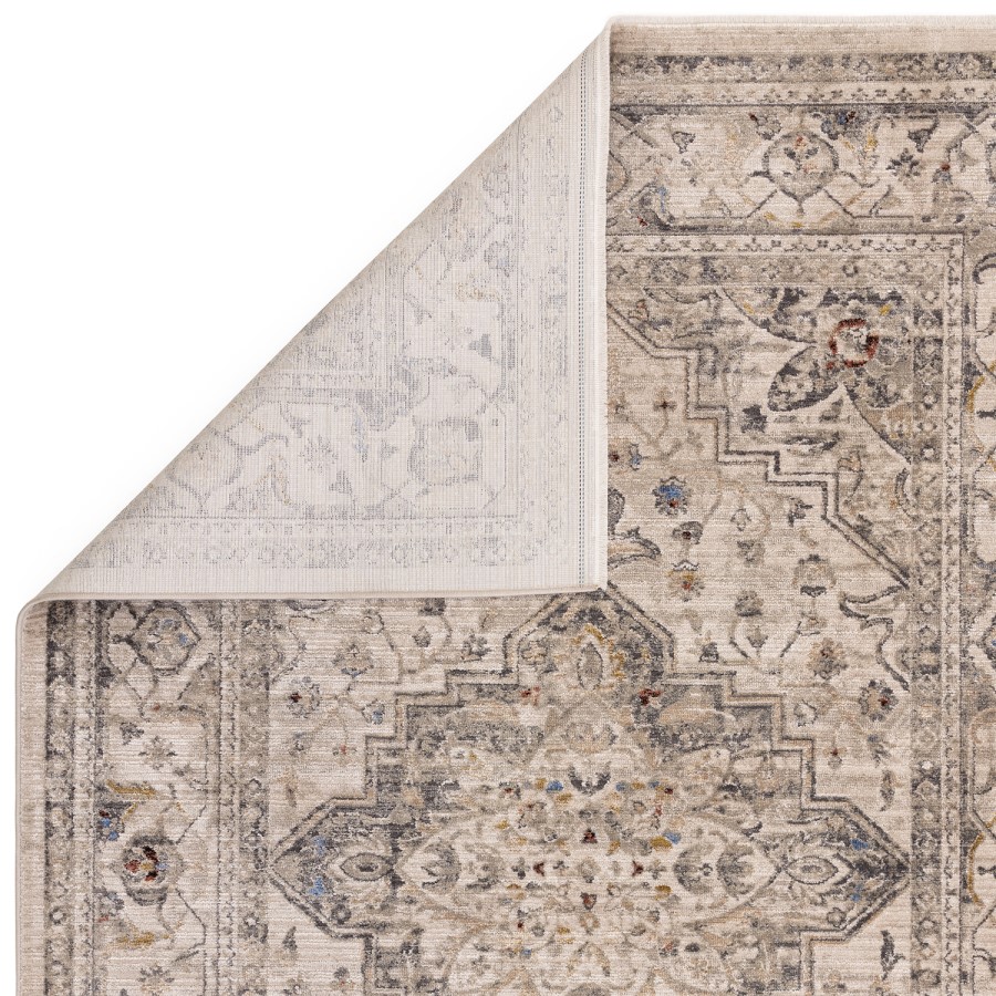 Distressed Persian Ash Rug - 166 x 120 cm - Medallion - Sovereign