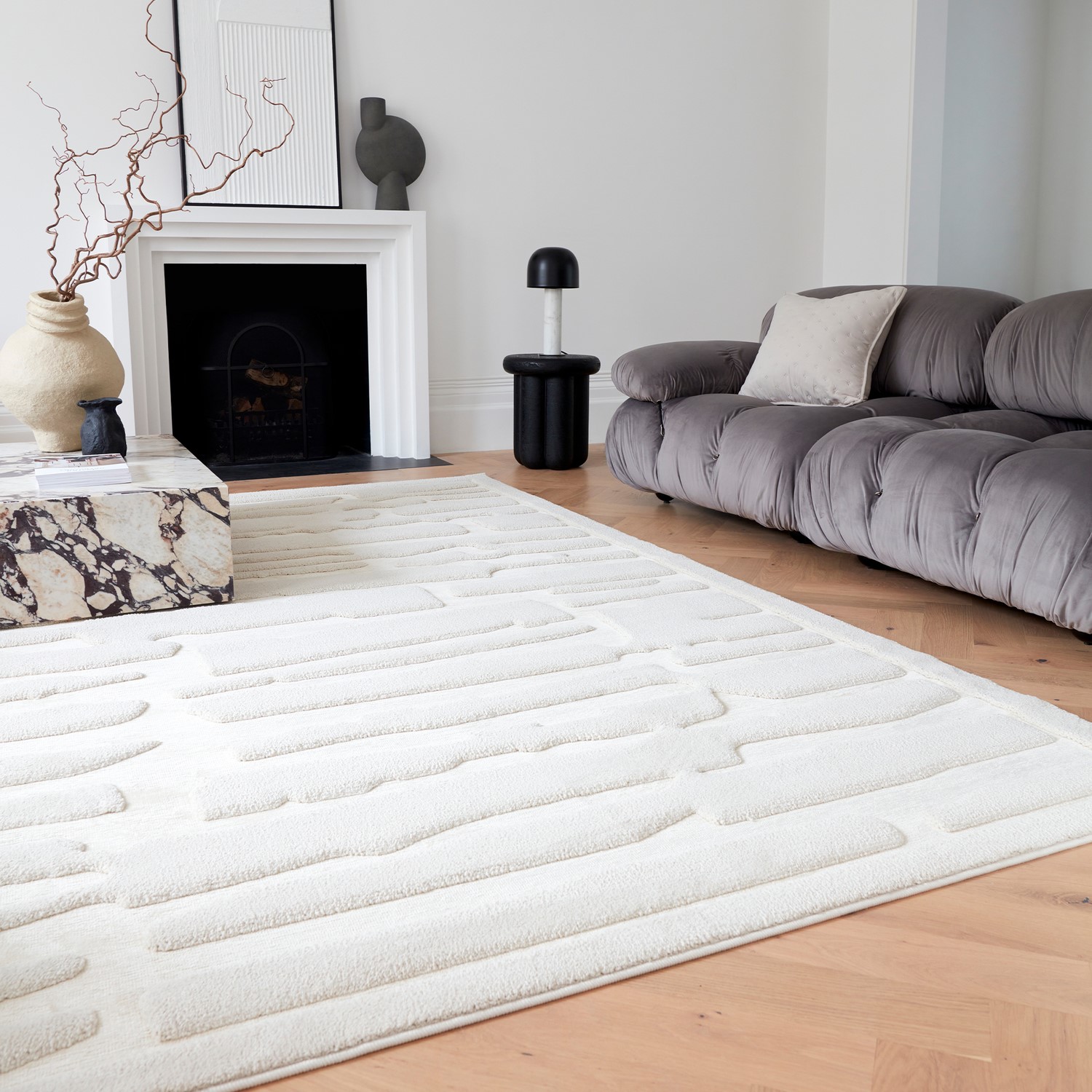 Abstract Rug 170 x 120 cm Path Valley