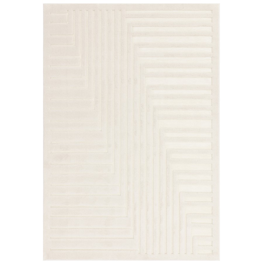 Geometric Ivory Rug - 230 x 160 cm - Connection - Valley