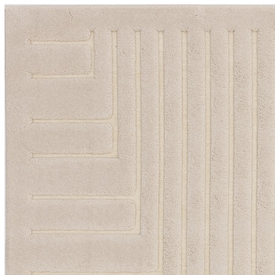 Geometric Ivory Rug - 230 x 160 cm - Connection - Valley