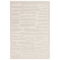 Abstract Ivory Rug - 230 x 160 cm - Path - Valley