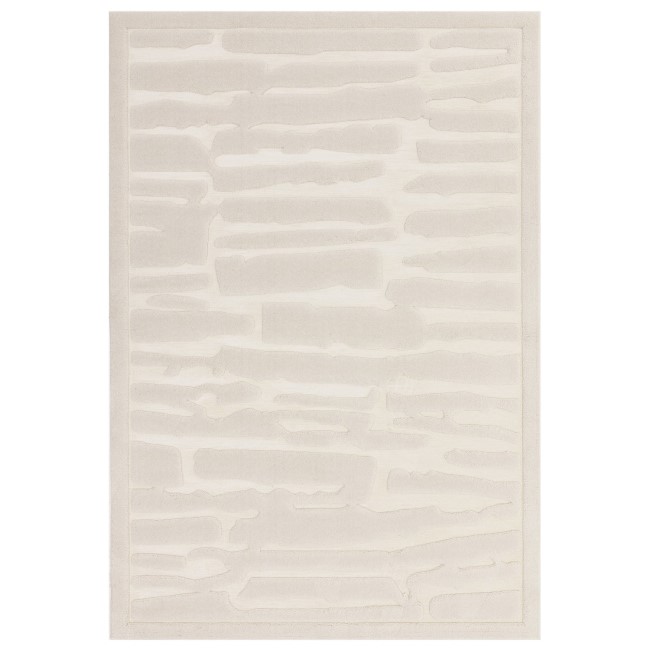 Abstract Ivory Rug - 170 x 120 cm - Path - Valley