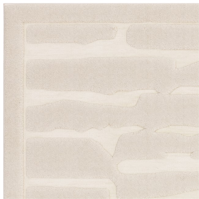 Abstract Ivory Rug - 170 x 120 cm - Path - Valley