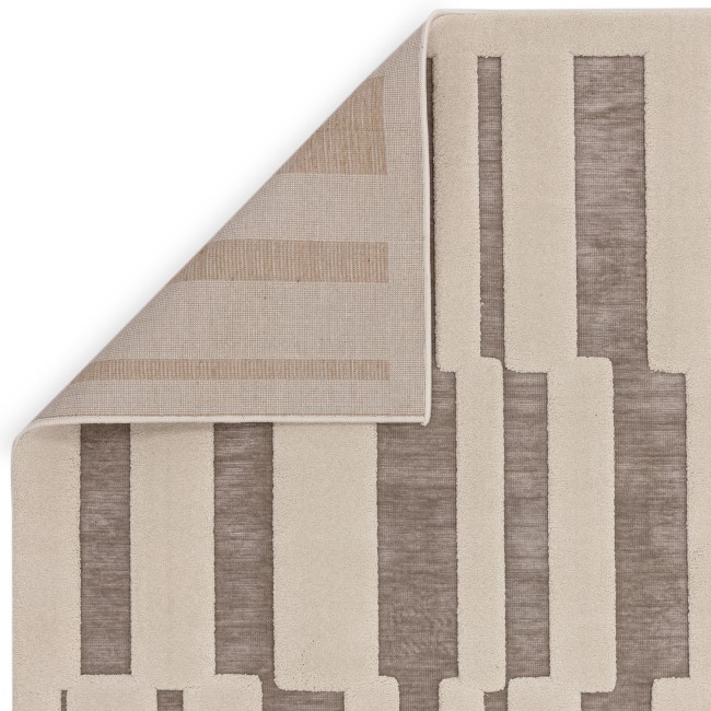 Large Geometric Beige Rug - 290 x 200 cm - Tile - Valley