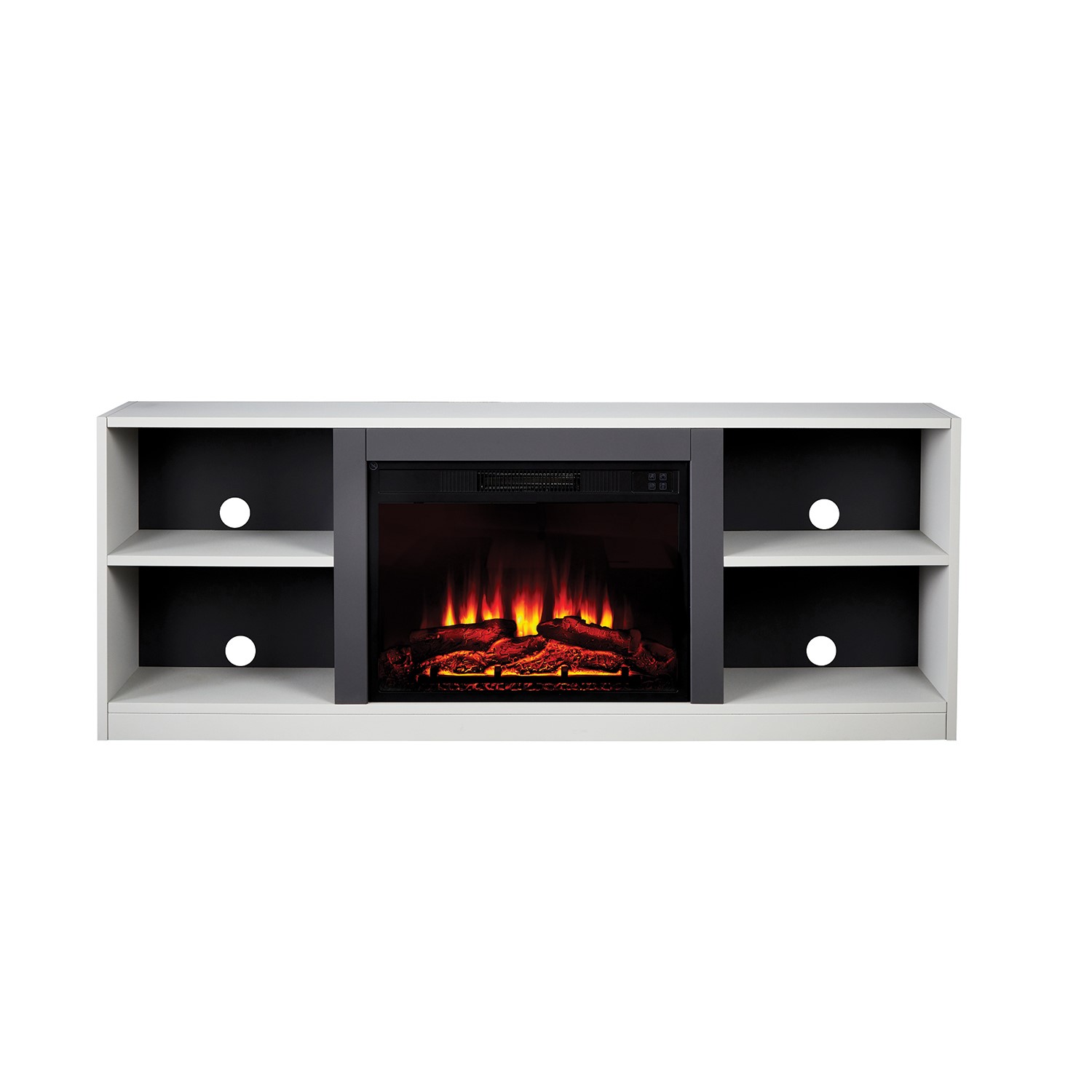 Suncrest Grey Camden Tv Stand Electric Fire Suite