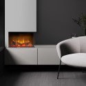 FOL106067 Acantha Aspire 50 Corner View Media Wall Electric Fire