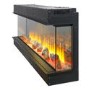 Adam Sahara Panoramic Media Wall Electric Fire, 31 Inch