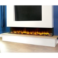 Adam Sahara Panoramic Media Wall Electric Fire, 81 Inch Adam Sahara Panoramic Media Wall Electric Fire, 81 Inch