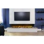 Adam Sahara Panoramic Media Wall Electric Fire, 81 Inch