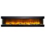 Adam Sahara Panoramic Media Wall Electric Fire, 81 Inch