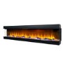 Adam Sahara Panoramic Media Wall Electric Fire, 81 Inch