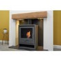 Acantha Pre-Built Stove Media Wall 1 with OKO S1 Bio Ethanol Stove in Charcoal Grey