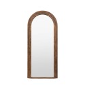 FOL106079 Arched Dark Wood Mirror - Hoxton - Caspian House