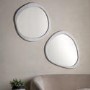 Concrete Effect Framed Mirror - Como - Caspian House