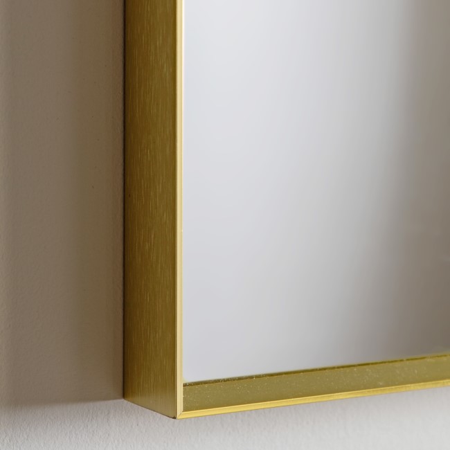 Gold Arched Overmantle Mirror - Holworth - Caspian House