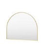 Gold Arched Overmantle Mirror - Holworth - Caspian House