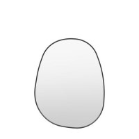 Black Pebble Mirror -  Holworth  - Caspian House Black Pebble Mirror -  Holworth  - Caspian House