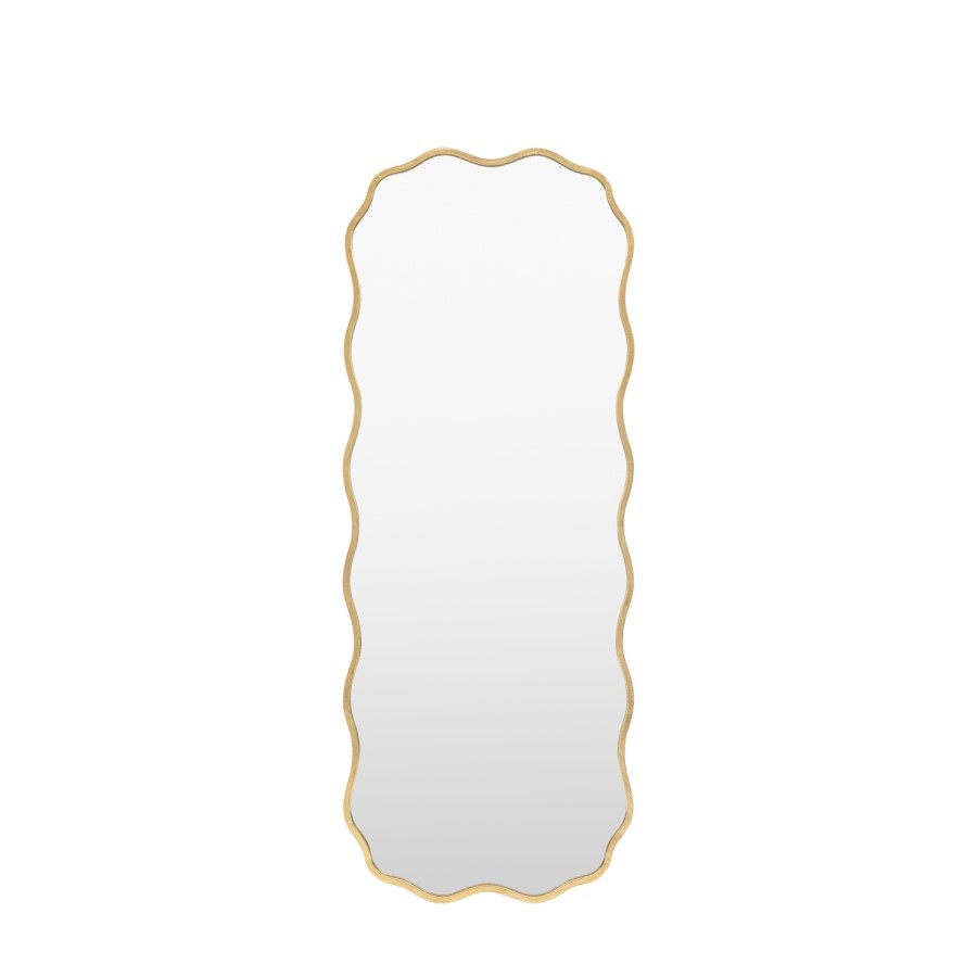 Wavy Edged Leaner Mirror - Sloane - Caspian House