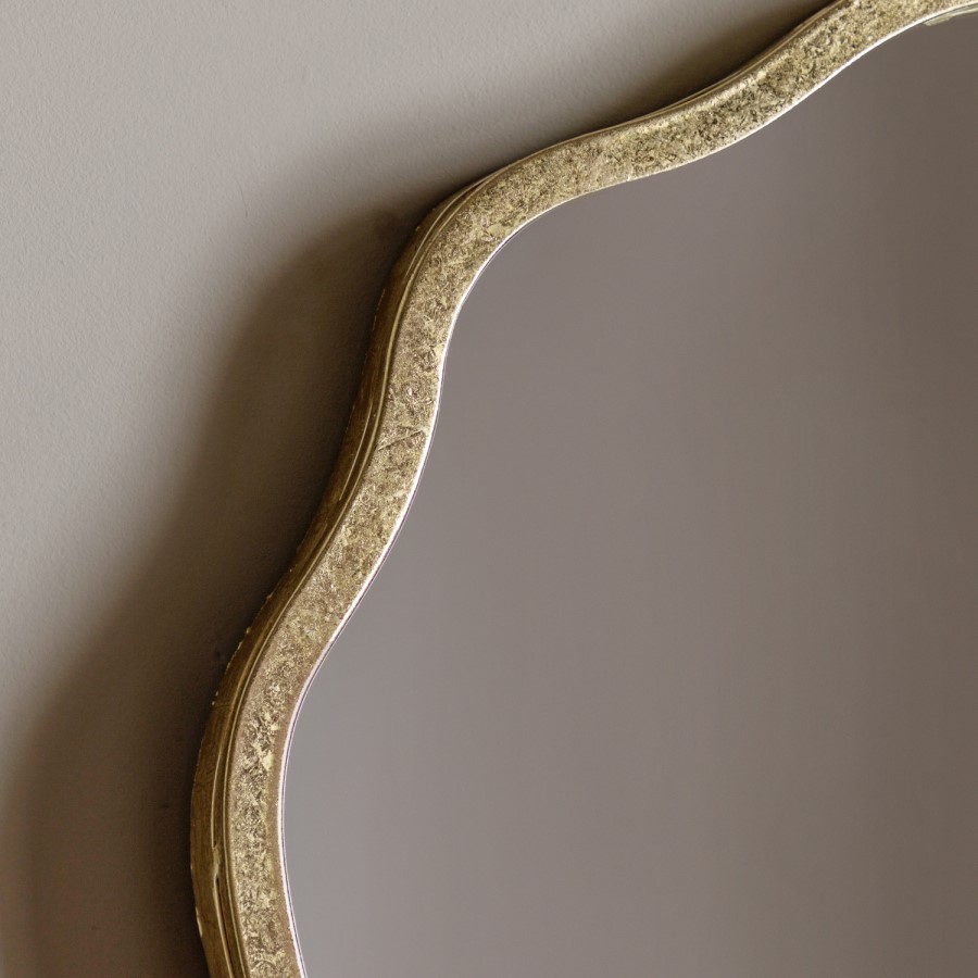 Wavy Edged Leaner Mirror - Sloane - Caspian House