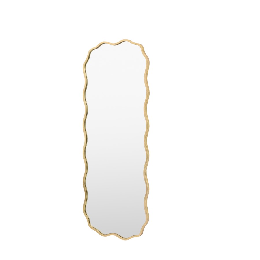 Wavy Edged Leaner Mirror - Sloane - Caspian House