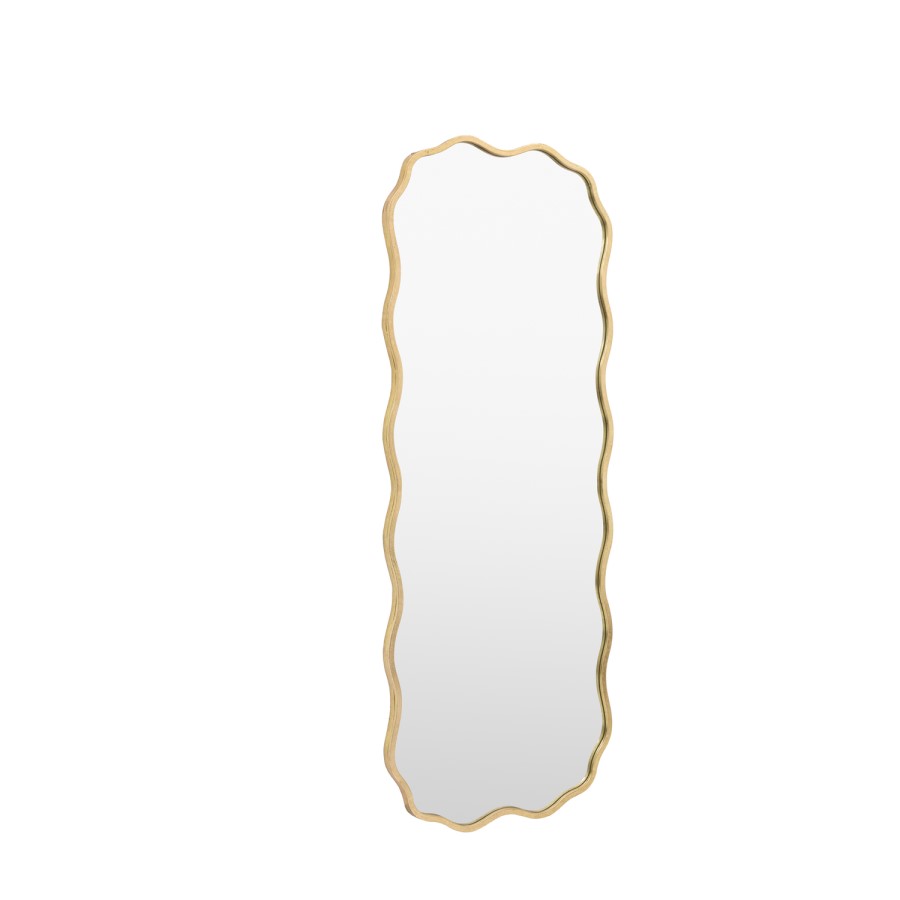 Wavy Edged Leaner Mirror - Sloane - Caspian House