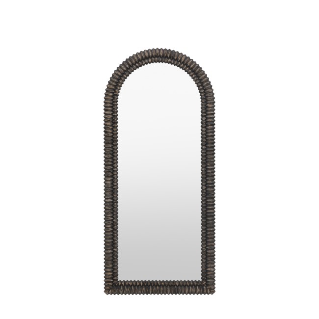 Arched Top Wooden Mirror - Pimlico - Caspian House