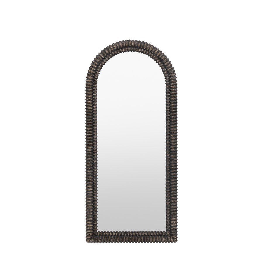 Arched Top Wooden Mirror - Pimlico - Caspian House