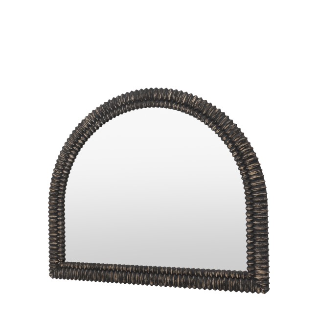 Semi-Circled Overmantel Mirror - Pimlico - Caspian House