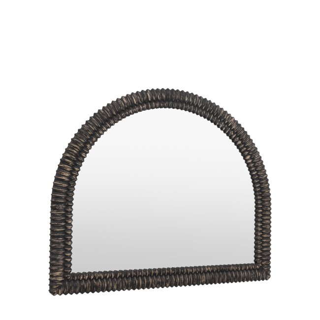 Semi-Circled Overmantel Mirror - Pimlico - Caspian House