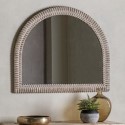 FOL106095 Semi Circle Overmantel Mirror - Pimlico - Caspian House