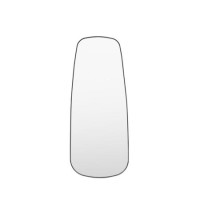 Black Organic Shaped  Mirror - Holworth - Caspian House Black Organic Shaped  Mirror - Holworth - Caspian House
